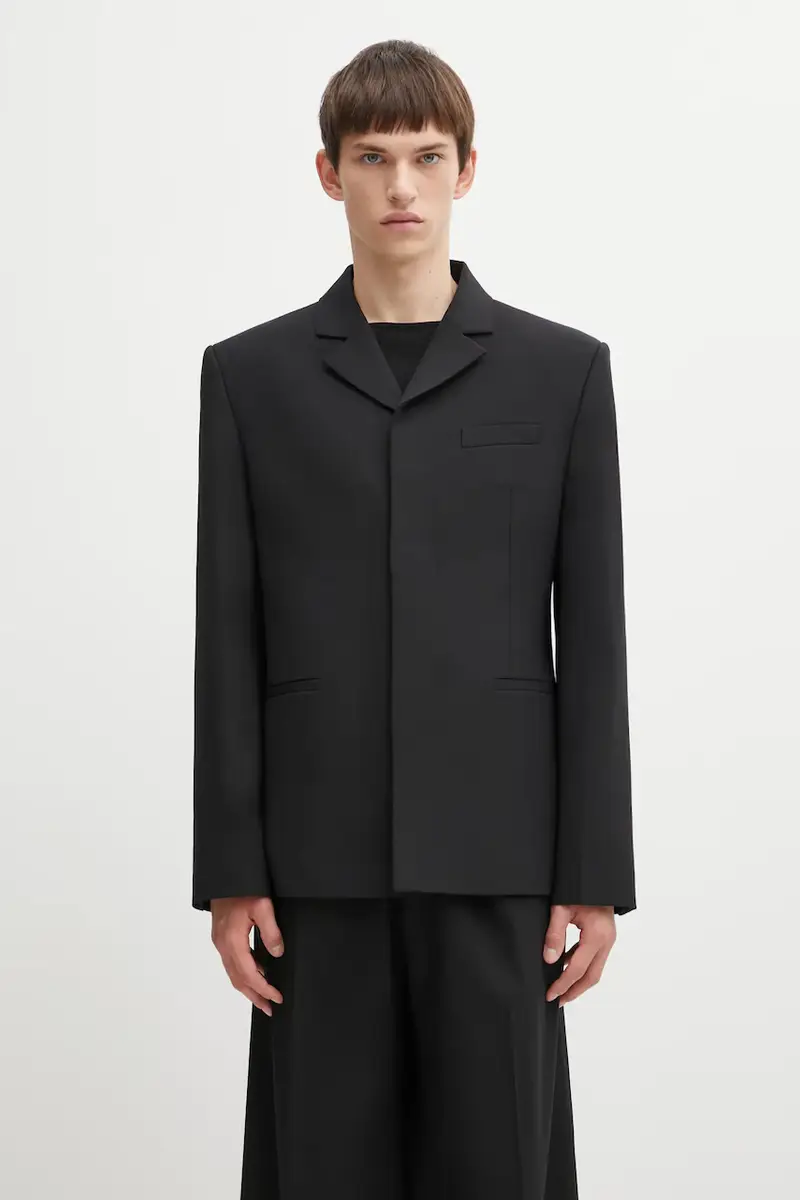 032C giacca con lana Suit colore nero F25.MRW.2001.000