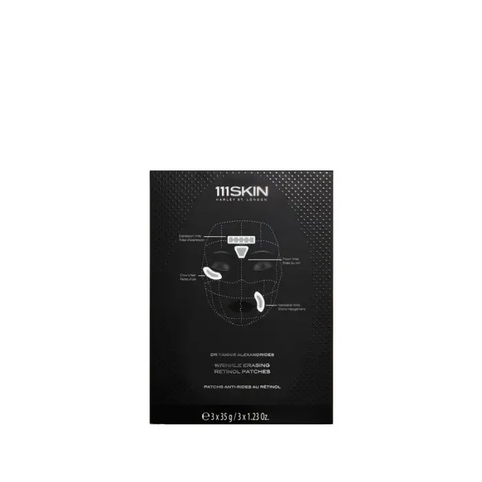 Set di dischetti per il viso al retinolo 111SKIN Wrinkle Erasing Retinol Patches 3 x 35 g