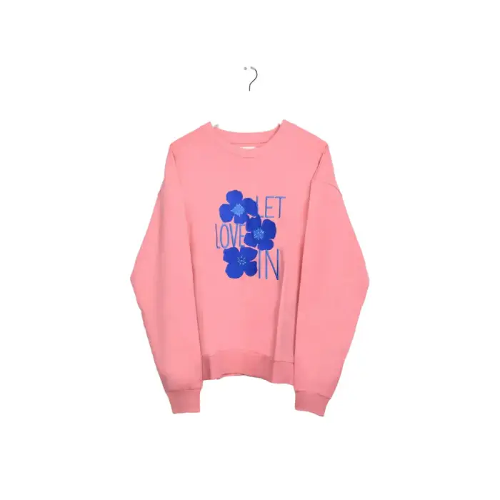 24 Colours Felpa con stampa donna Vert