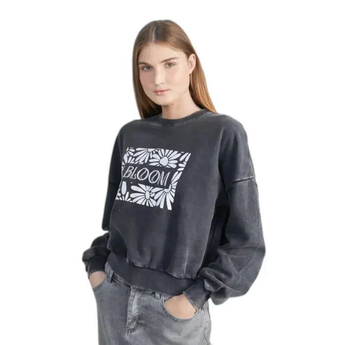24 Colours Felpa da donna Gris