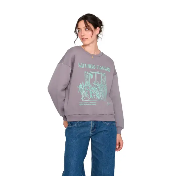 24 Colours Felpa da donna Gris