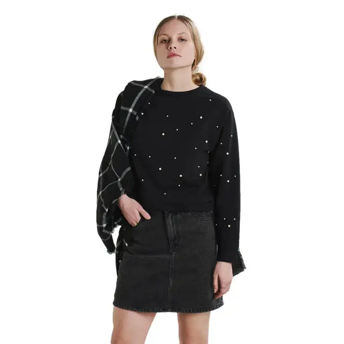 24 Colours Felpa da donna Noir