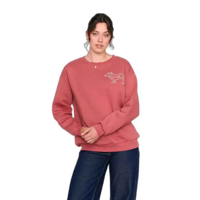 24 Colours Felpa da donna Rouge