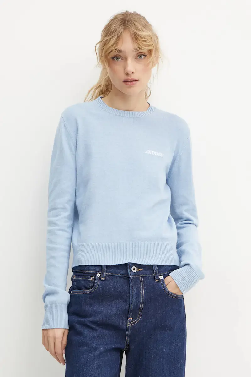 2NDDAY maglione in misto lana Lance donna colore blu 2251340408