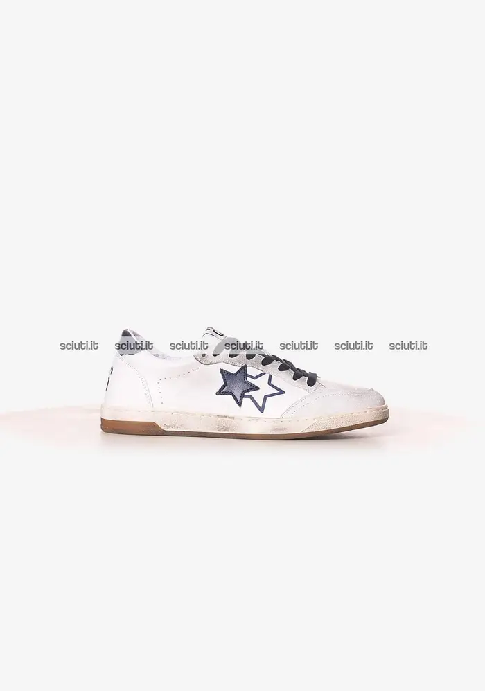 2star Scarpe uomo bianco blu scuro Week star