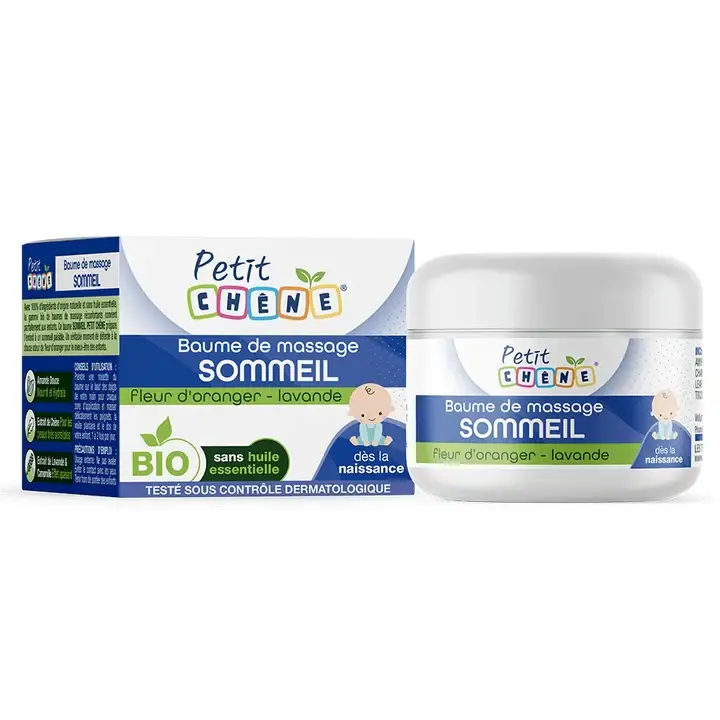 3 Chênes Petit Chêne Balsamo da Massaggio Sonno Fiori d'Arancio - Lavanda BIO 40ML