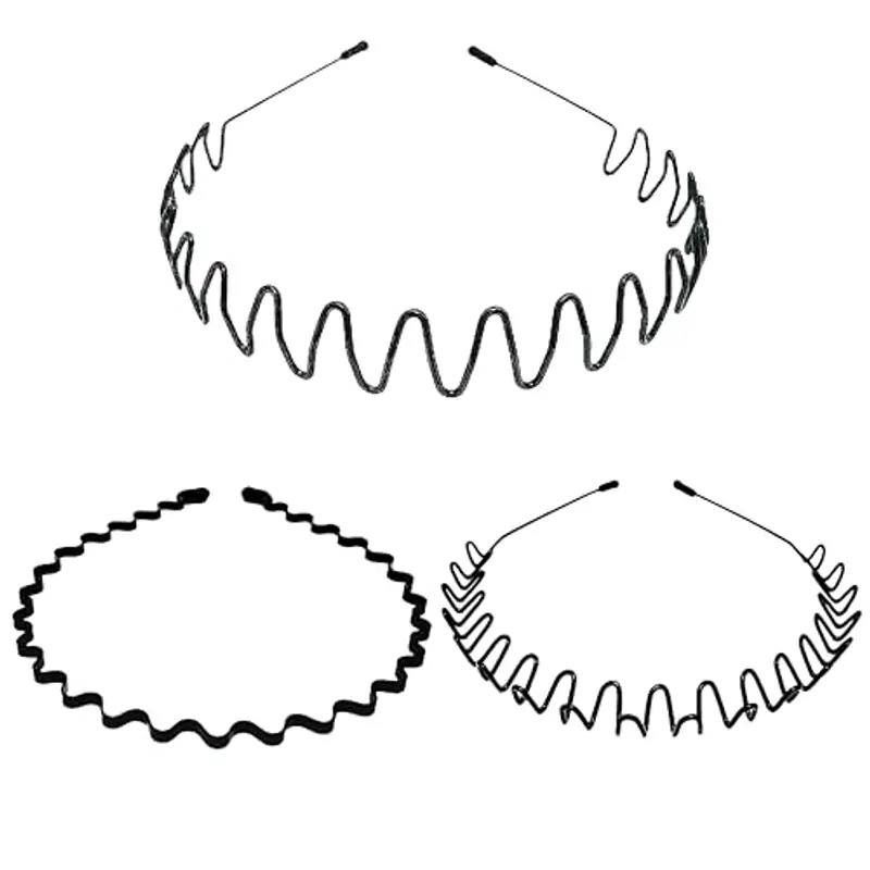 Nokwocy Fasce per capelli Donna Nero 948102