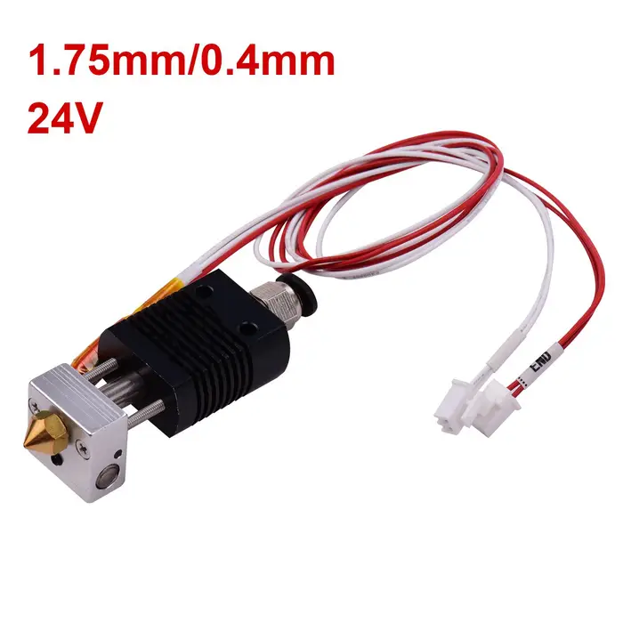 3d printing machine Kit estrusore hotend full metal per stampante 3D Set hot end con ugello da 0,4 mm Dissipatore di calore termistore da