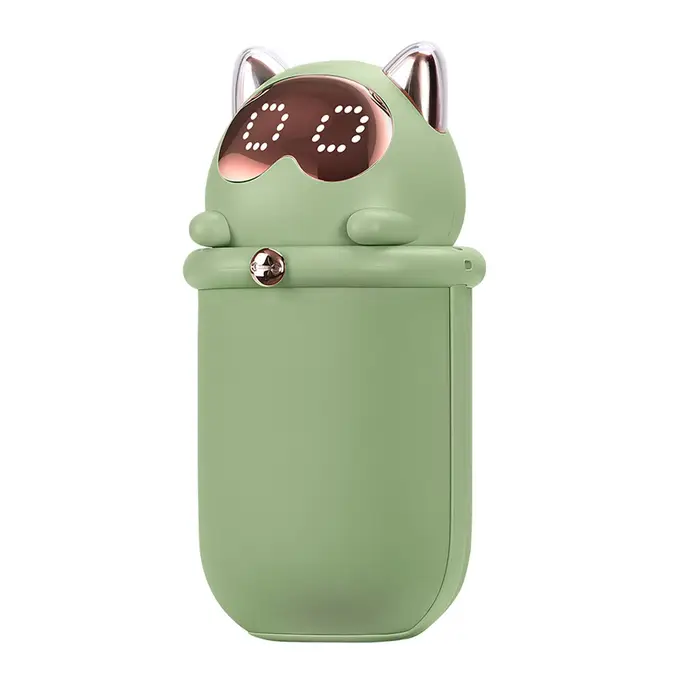 3d printing machine Power Bank Scaldamani 10000 mAh, Gattino verde