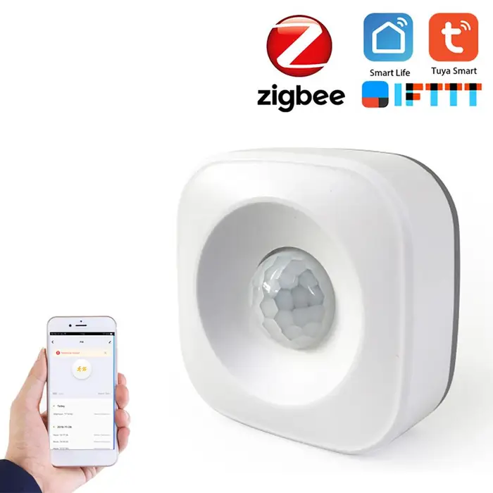 3d printing machine Tuya Powered ZigBee PIR Bewegungssensor Drahtloser passivo bianco