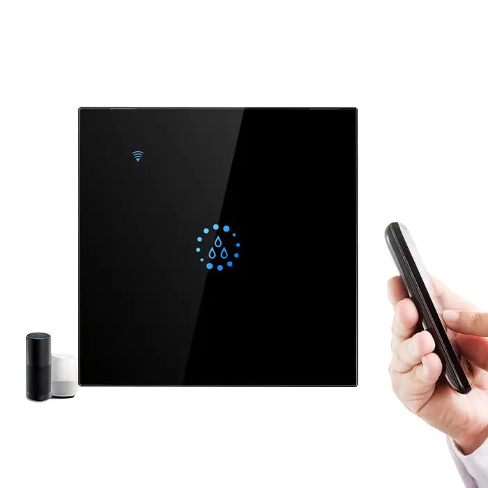 3d printing machine Wi-Fi Smart Boiler Touch Switch Controllo vocale Compatibile con Alexa Google EU Standard nero