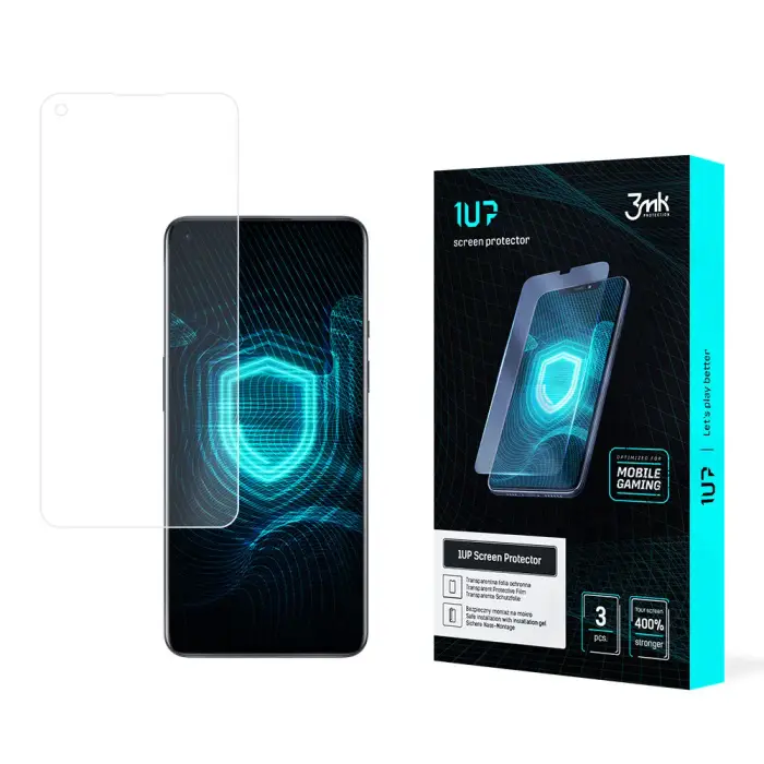 3MK Set di 3 pellicole protettive OnePlus 9 1UP Blanc