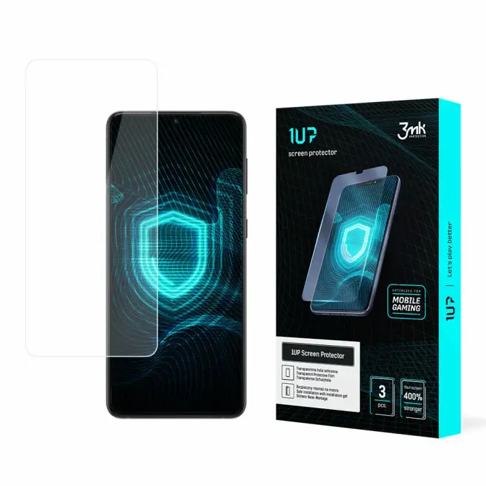 3MK Set di 3 pellicole protettive Samsung Galaxy S22+ 5G 1UP Blanc
