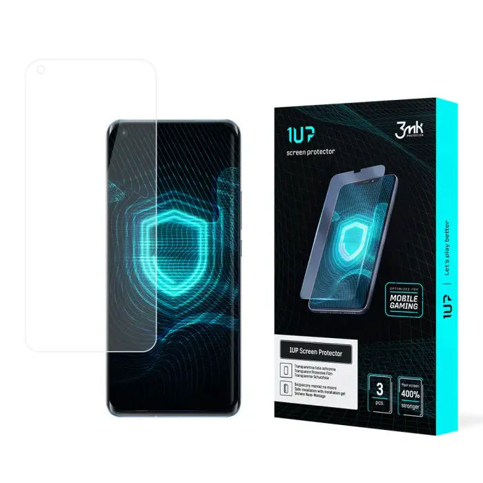 3MK Set di 3 pellicole protettive Xiaomi Mi 11 5G 1UP Blanc