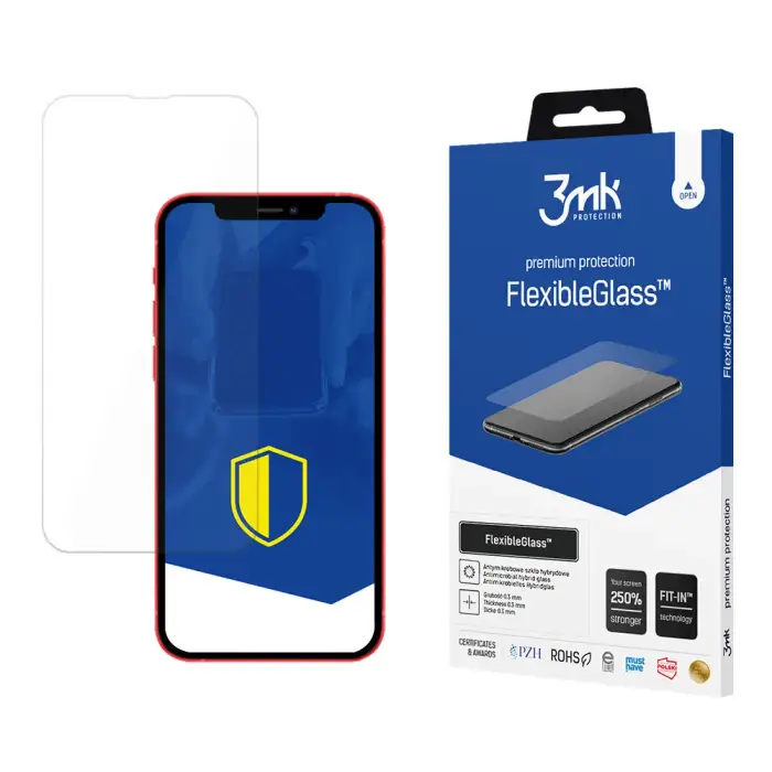 3MK Vetro ibrido Apple iPhone 13 - FlexibleGlass™ Blanc