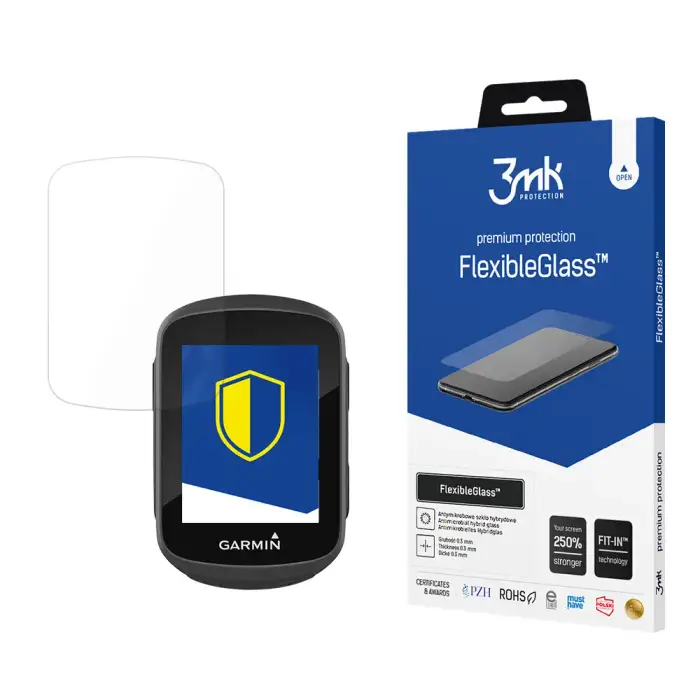 3MK Vetro ibrido Garmin Edge 130 - FlexibleGlass™ Blanc