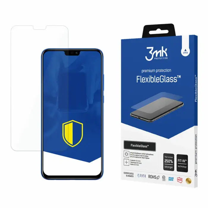 3MK Vetro ibrido Honor 8x - FlexibleGlass™ Blanc