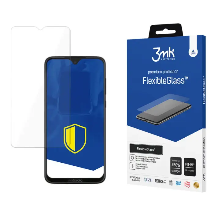 3MK Vetro ibrido Motorola Moto G31 - FlexibleGlass™ Blanc