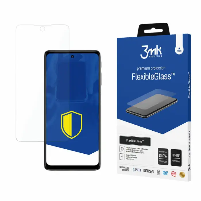3MK Vetro ibrido Motorola Moto G51 5G FlexibeGlass™ Blanc