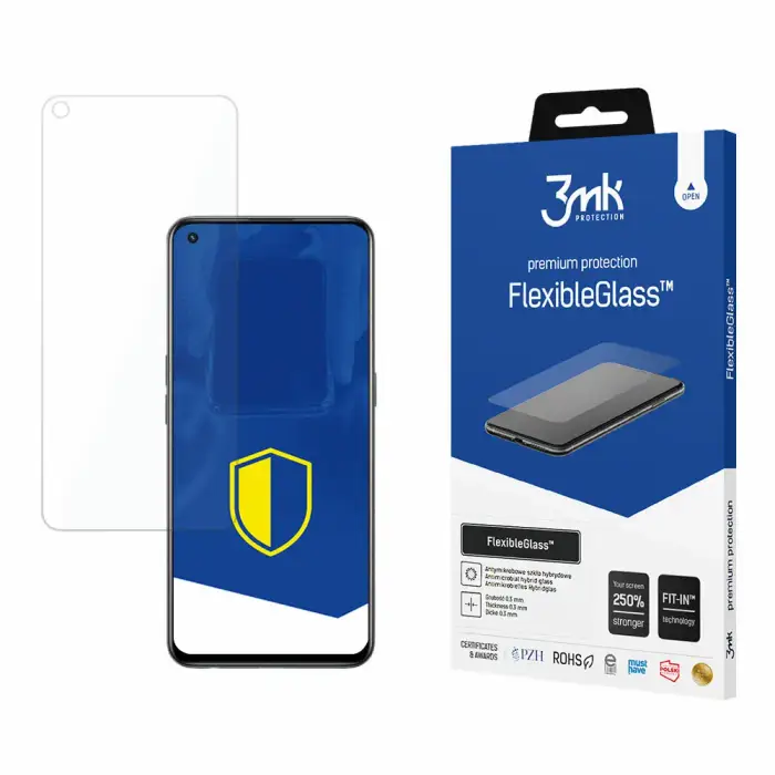 3MK Vetro ibrido Realme GT Master - FlexibleGlass™ Blanc