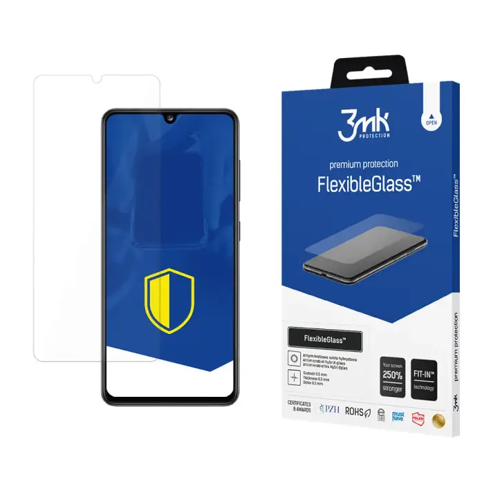 3MK Vetro ibrido Samsung Galaxy A41 - FlexibleGlass™ Blanc