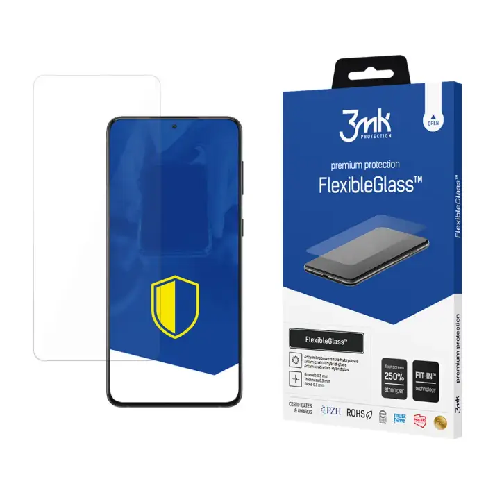 3MK Vetro ibrido Samsung Galaxy S21+ 5G - FlexibleGlass™ Blanc