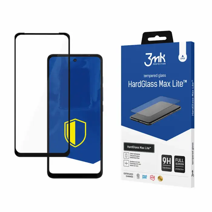 3MK Vetro temperato rinforzato Motorola Moto G60/G60s - HardGlass Max Lite™ Blanc