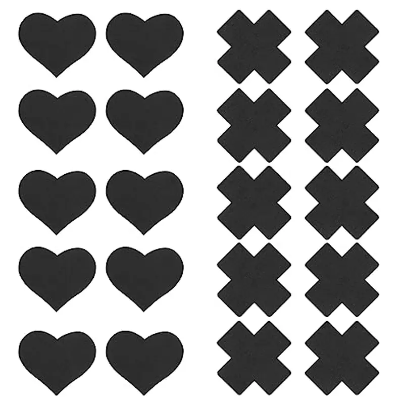 Leikedun 40 Pezzi Copricapezzoli Monouso Invisibile Adesivo Copri Capezzoli da Donna, Seno Capezzolo Copre, Adesivi per Il Petto