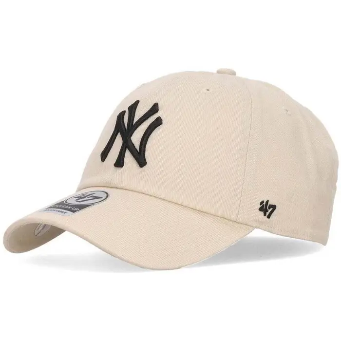 Cappellino 47 Brand Cappellino Visiera Curva Unisex Mlb Clean Up Neyyan Natural Multicolore