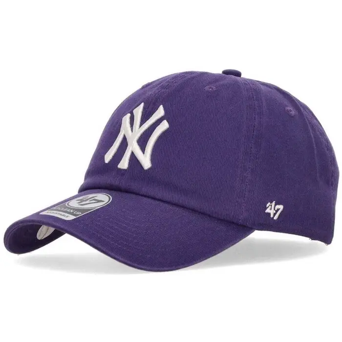 Cappellino 47 Brand Cappellino Visiera Curva Unisex Mlb Clean Up Neyyan Purple Viola