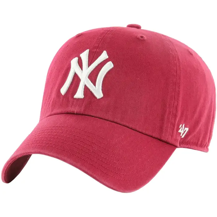 47 Brand Cappellino New York Yankees Clean Up Cap Bordeaux