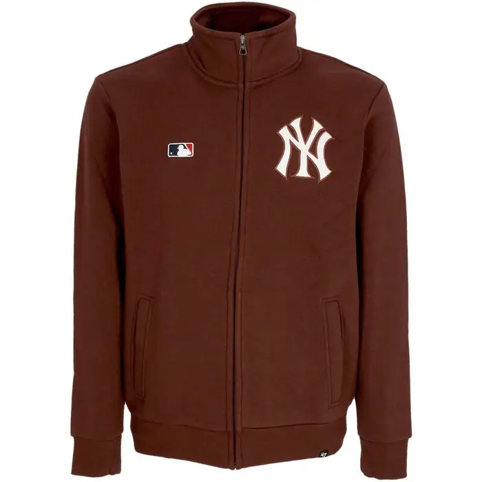 Felpe 47 Brand Felpa Collo Alto Uomo Mlb Emb Islington Tj Neyyan Cacao Multicolore