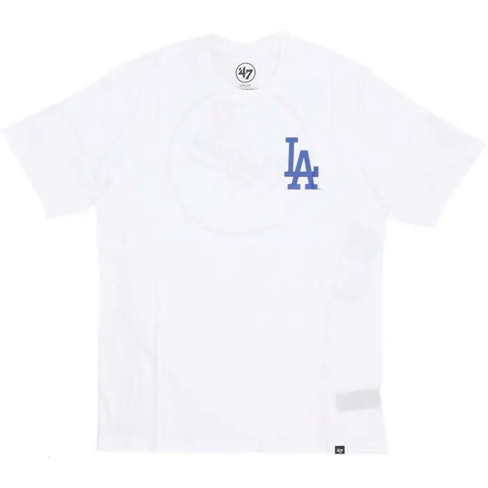 T-shirt 47 Brand Maglietta Uomo Mlb Backer Echo Tee Losdod White Wash Multicolore