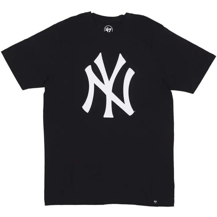 T-shirt 47 Brand Maglietta Uomo Mlb Backer Echo Tee Neyyan Jet Black Multicolore