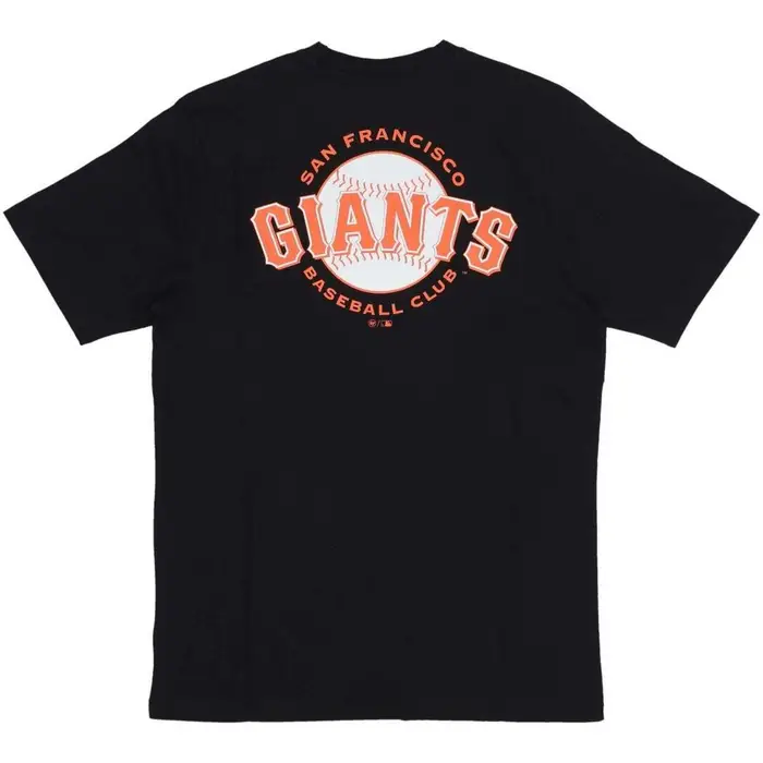 T-shirt 47 Brand Maglietta Uomo Mlb Backer Echo Tee Safgia Jet Black Multicolore