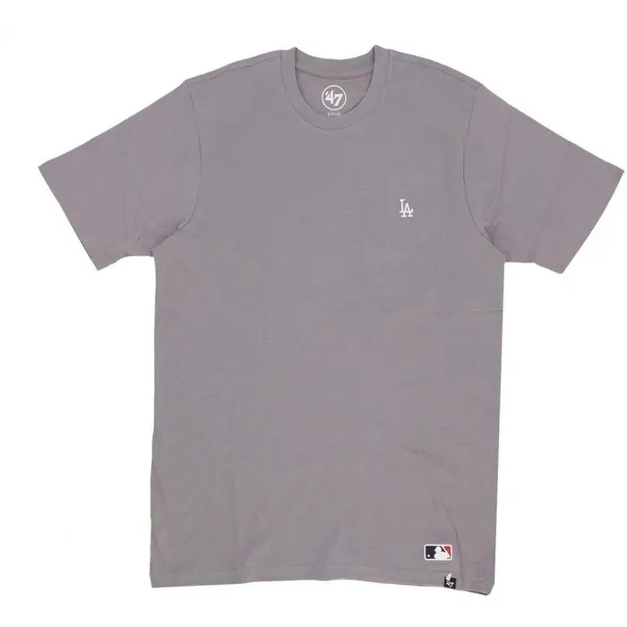 T-shirt 47 Brand Maglietta Uomo Mlb Base Runner Emb Echo Tee Losdod Wolf Grey Multicolore