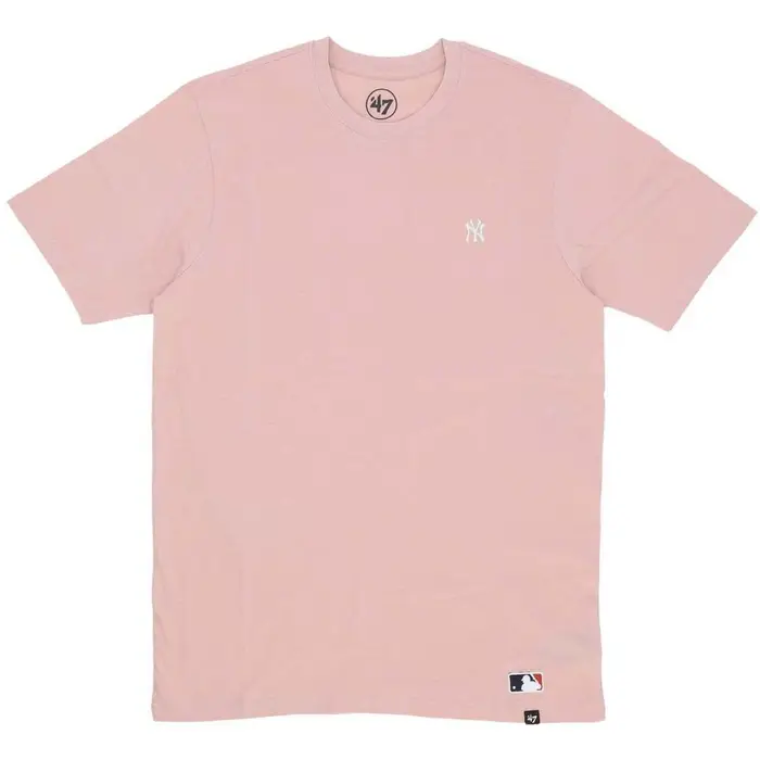 T-shirt 47 Brand Maglietta Uomo Mlb Base Runner Emb Echo Tee Neyyan Dusty Mauve Multicolore