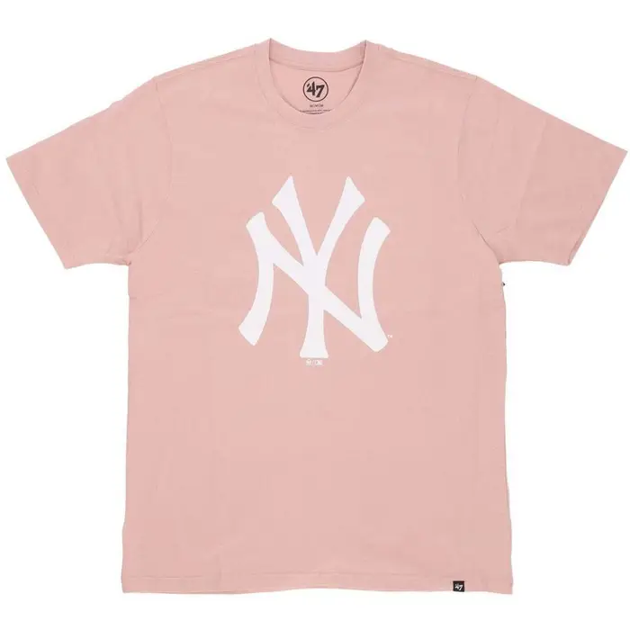 T-shirt 47 Brand Maglietta Uomo Mlb Imprint Echo Tee Neyyan Dusty Mauve Multicolore