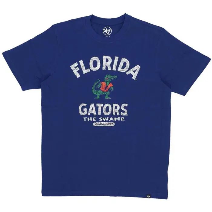 T-shirt 47 Brand Maglietta Uomo Ncaa Imprint Echo Tee Flogat Royal Multicolore