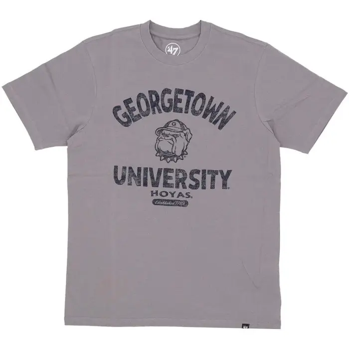 T-shirt 47 Brand Maglietta Uomo Ncaa Imprint Echo Tee Geohoy Wolf Grey Multicolore