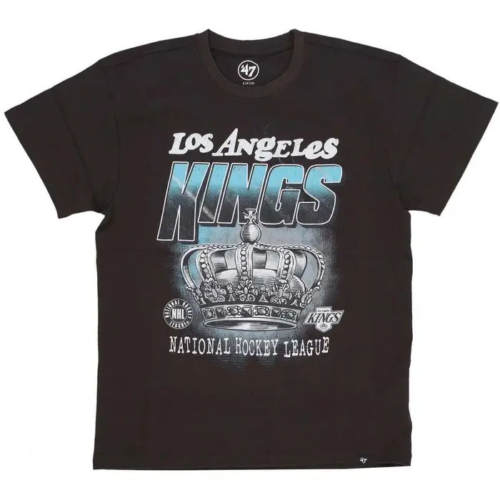 T-shirt 47 Brand Maglietta Uomo Nhl Imprint Drop Shoulder Tee Loskin Carbon Multicolore