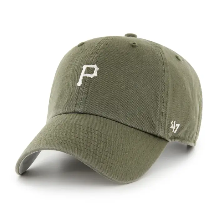 47Brand Cappello da baseball MLB Pirates Base Runer Clean Up Vert
