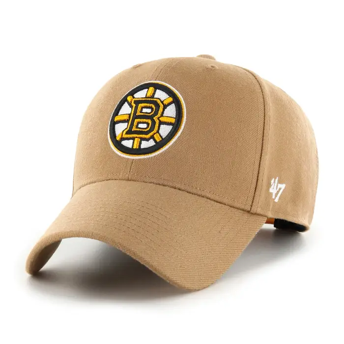 47Brand Cappello da baseball NHL Boston Bruins MVP Marron