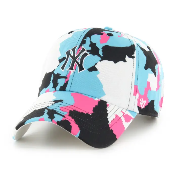 47Brand Cascopellino da baseball New York Yankees MLB Digital Star Clean Up Bleu