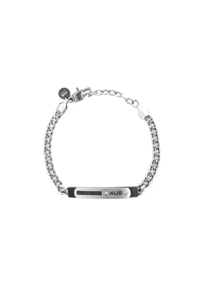 4US Cesare Paciotti Bracciale Acciaio - Bracciale Uomo