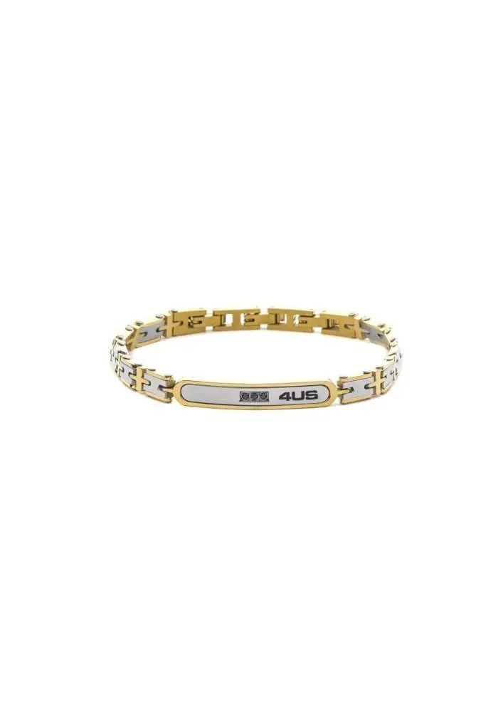4US Cesare Paciotti Bracciale Acciaio - Bracciale Uomo