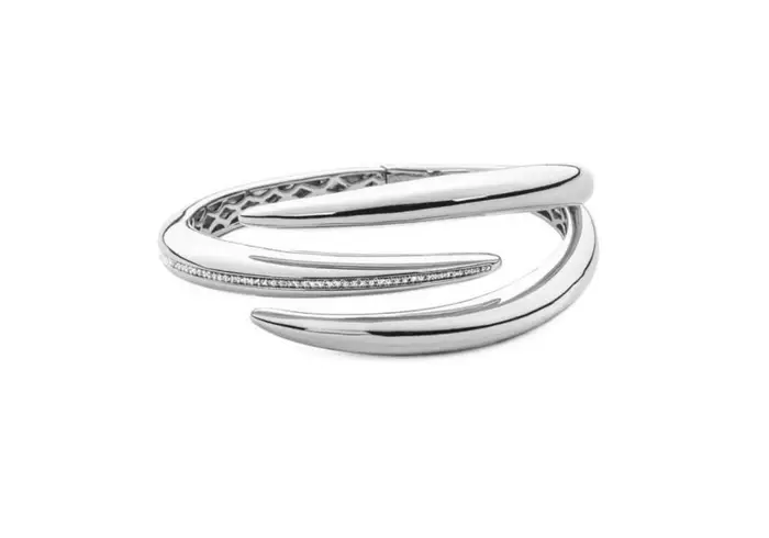 4US Cesare Paciotti Bracciale Donna Ottone Bianco