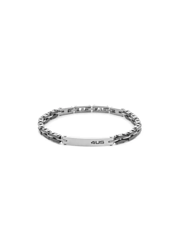 4US Cesare Paciotti Bracciale In Acciaio
