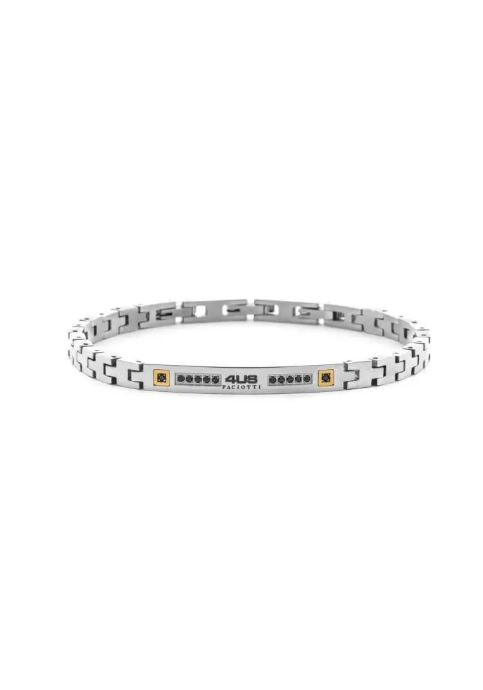 4US Cesare Paciotti Bracciale In Acciaio - Elegante E Moderno