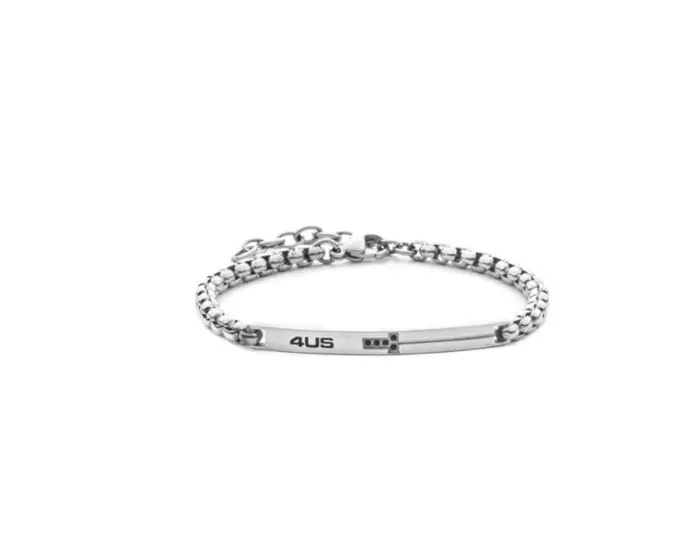 4US Cesare Paciotti Bracciale Uomo Acciaio 4Ubr8540